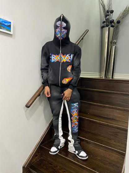 Black Full Zip Hoodie