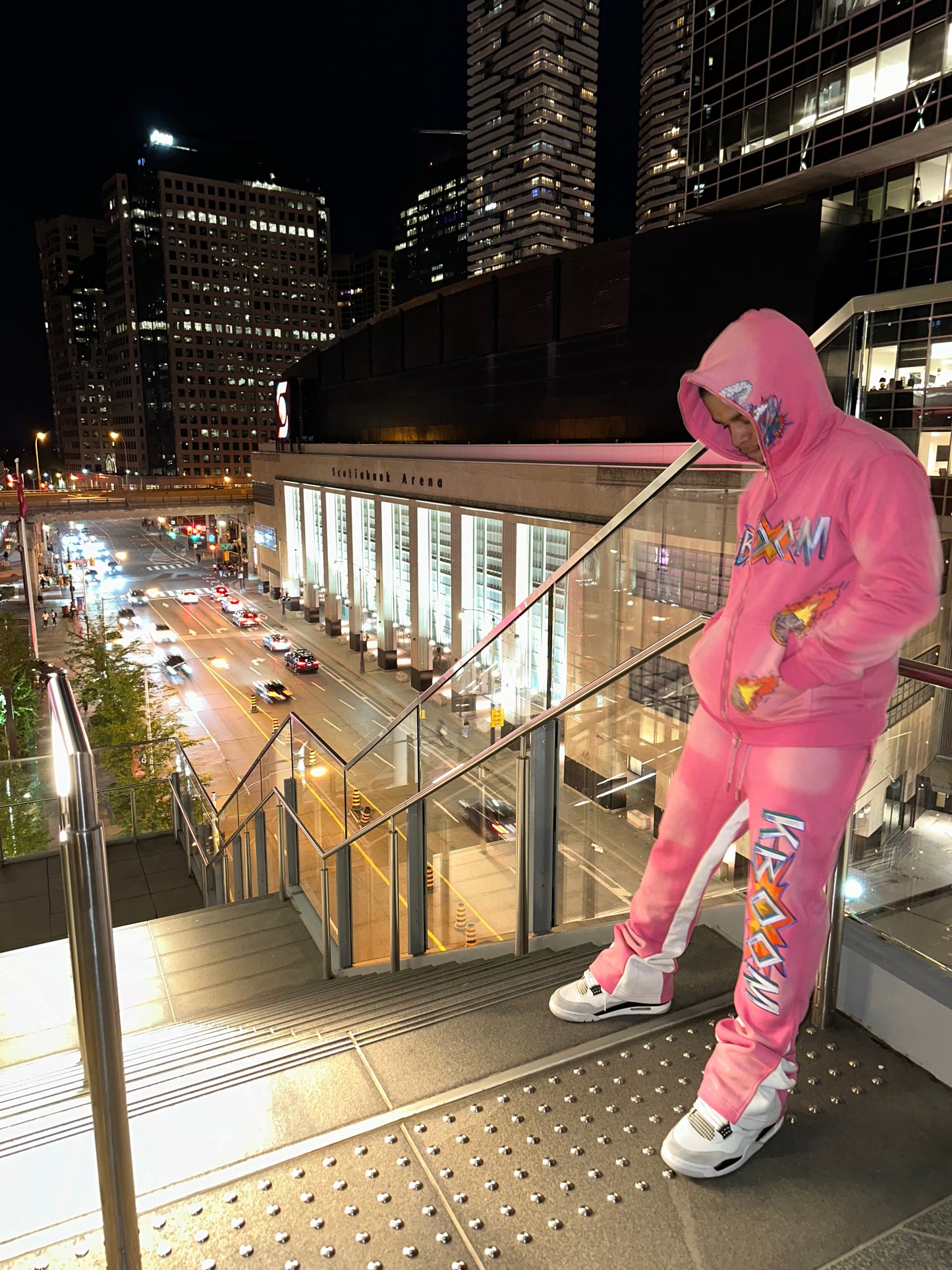 Vibrant Pink Spacesuit