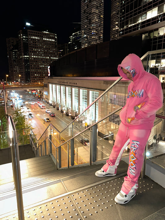 Vibrant Pink Spacesuit