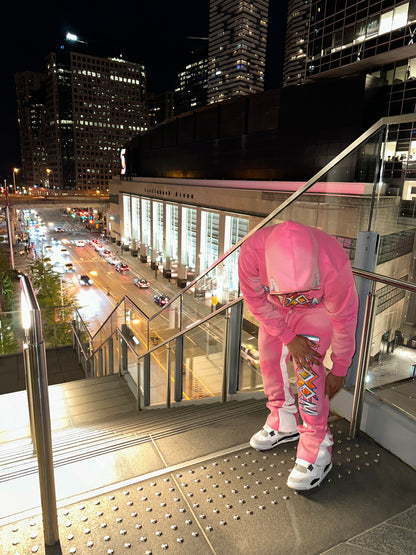 Vibrant Pink Spacesuit