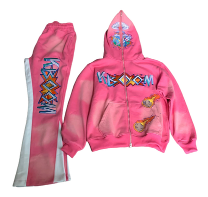 Vibrant Pink Spacesuit