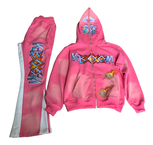 Vibrant Pink Spacesuit